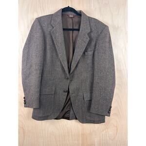 T.A.R.A.H Clothing Co Wool Herringbone Blazer Sport Coat 38R USA